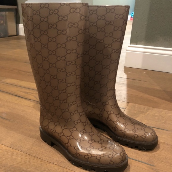 gucci rain boots womens